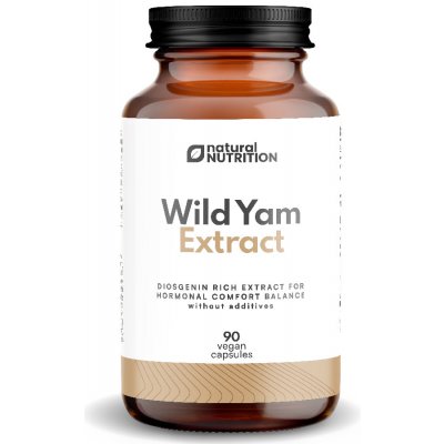 Natural Nutrition Wild Yam extract kapsle 90 kapslí – Hledejceny.cz