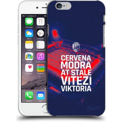 Picasee silikonové Apple iPhone 6/6S - FC Viktoria Plzeň E černé – Zboží Mobilmania