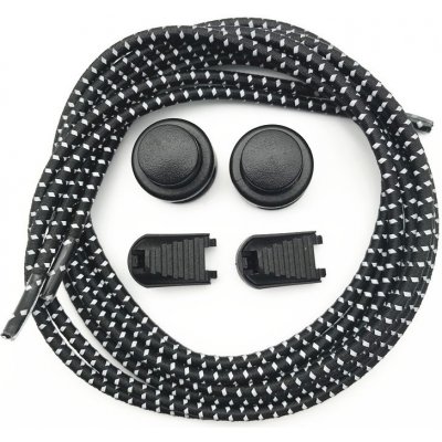 Davay easyLACE sportovní pružné reflexní černé – Sleviste.cz