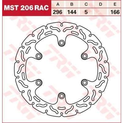 TRW MST206RAC brzdový kotouč, přední CAGIVA ELEFANT 750 rok 94-97 – Hledejceny.cz