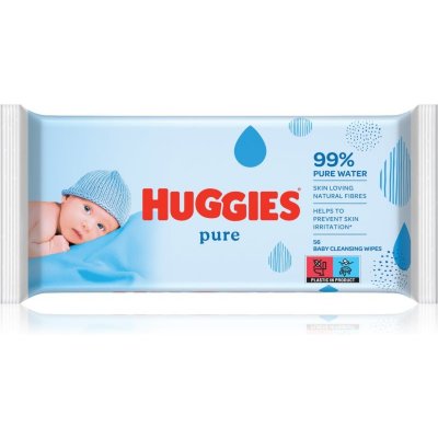 Huggies Pure vlhčené ubrousky 56 ks – Zboží Dáma