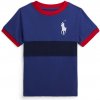 Dětské tričko Dětské bavlněné tričko Polo Ralph Lauren 322942110002 modrá