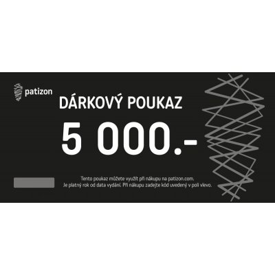 Patizon dárkový poukaz 5000 Kč – Sleviste.cz