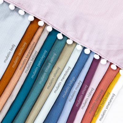 Tulimese Baldachýn mušelínový skořicový – Zboží Dáma