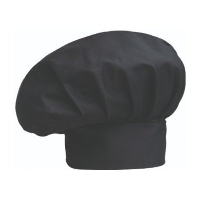 EGOchef Kuchařská čepice vysoká černá E-7000002C – Sleviste.cz