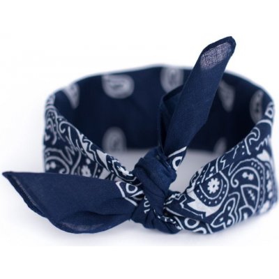 Art of Polo šátek do vlasů pin-up námořnická modř