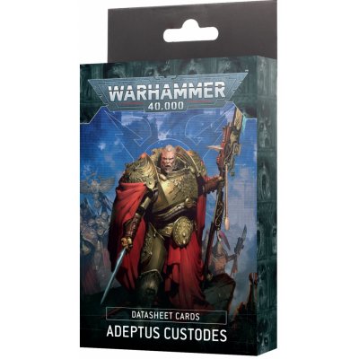 GW Warhammer Datasheet Cards: Adeptus Custodes – Zbozi.Blesk.cz