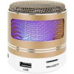 ISO 9097 LED Mini Bluetooth reproduktor zlatá – Zboží Živě