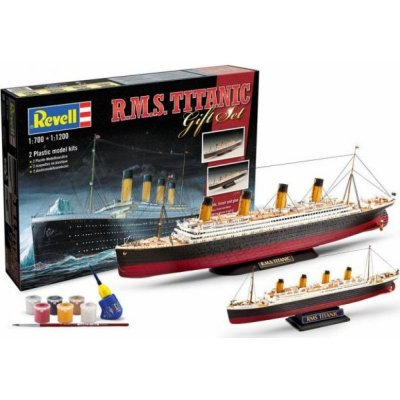 Revell Gift Set 05727 Titanic CO18 5248 1:700 1:1200 – Zboží Mobilmania