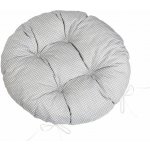 Bellatex Adéla prošívaný kulatý Šedá 40 cm – Sleviste.cz