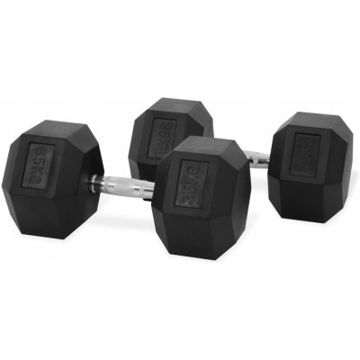 Trinfit HEXA Jednoruční pogumovaná 35 kg – Zboží Mobilmania