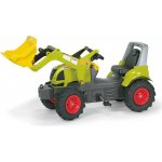 Rolly Toys Šlapací traktor Claas Arion 71024 s čelním nakladačem nafukovací kola – Zboží Dáma