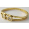 Prsteny Klenoty Budín zlatý diamantový prsten s brilianty J 16615 01