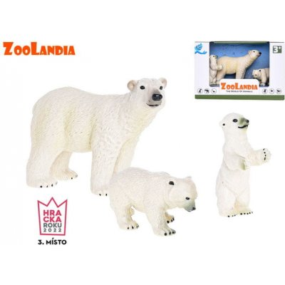 Mikro trading Zoolandia Lední medvěd s mláďaty – Zbozi.Blesk.cz