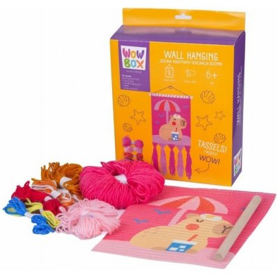 Kreativní sada na vyšívání kapybara na pláži makramé – Zboží Mobilmania