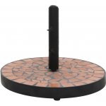 vidaXL 362219 Základna na slunečník terakotová kulatá 12 kg – Hledejceny.cz