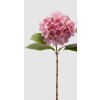 Květina Umělá květina hortenzie růžová 1ks, 60cm - Světle růžová