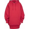 Dámská mikina Urban Classics Long hoody fire red