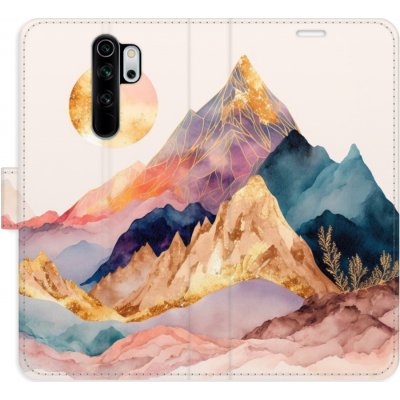 Pouzdro iSaprio Flip s kapsičkami na karty - Beautiful Mountains Xiaomi Redmi Note 8 Pro – Zboží Mobilmania