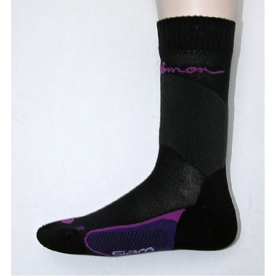 Salomon ponožky Siam black/purple – Hledejceny.cz