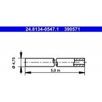 Brzdové potrubí ATE 24.8134-0547.1 | Zboží Auto