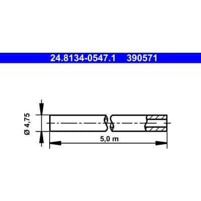 Brzdové potrubí ATE 24.8134-0547.1 | Zboží Auto