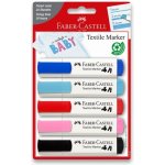 Faber-Castell Popisovače na textil 5 ks 159530 – Zboží Mobilmania