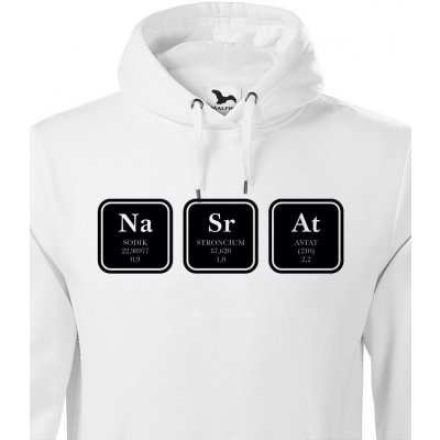 Bezvatriko.cz mikina s potiskem NaSrAt bílá Canvas – Sleviste.cz