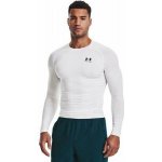 Under Armour pánské tričko HG Armour Comp LS bílé – Zboží Mobilmania
