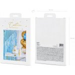 PartyDeco Párty závěs modrý světlý 90 x 250 cm – Zboží Dáma
