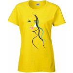 Tričko Silueta dívky Obilně hedvábná – Zboží Mobilmania