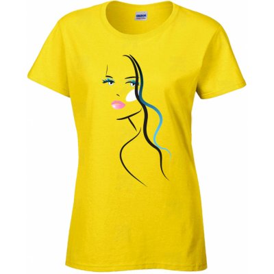 Tričko Silueta dívky Obilně hedvábná – Zboží Mobilmania