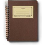 Bobo Retro kroužkový zápisník B6 linkovaný bordo 70 listů – Zboží Živě