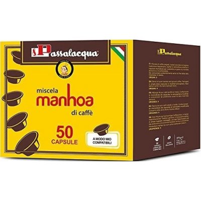 Passalacqua MANHOA kávové kapsle do Lavazza A Modo Mio 50 ks – Zboží Mobilmania