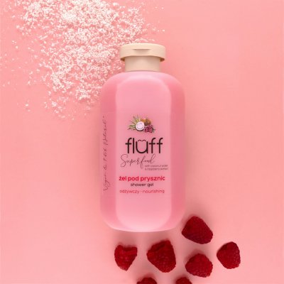Fluff Superfood sprchový gel kokos a malina 500 ml