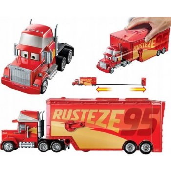 MATTEL Disney Cars 3 Kamion Mack závodní dráha s McQueenem