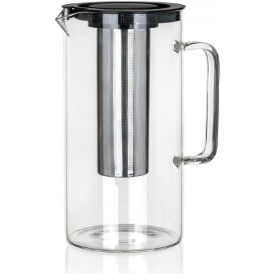BANQUET džbán skleněný SUNA 2500m,l PH víčko, nerez sítko – Zboží Dáma