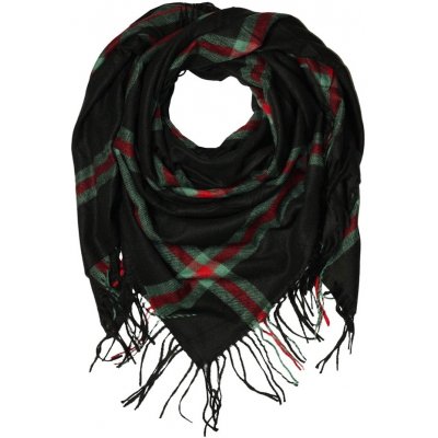 Pashmina Labe zimní šála tmavá CHZ-313 černá – Sleviste.cz