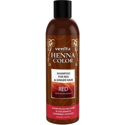 Venita ​Henna Color Shampoo pro vlasy v odstínech červené 250 ml – Zboží Mobilmania