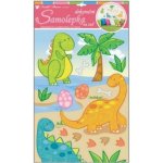 Anděl 10125 samolepící dekorace dinosauři s glitry 58x32cm – Sleviste.cz