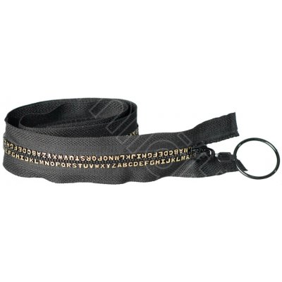 Zip kostěný dělitelný černý zlatá písmena 50 cm – Hledejceny.cz