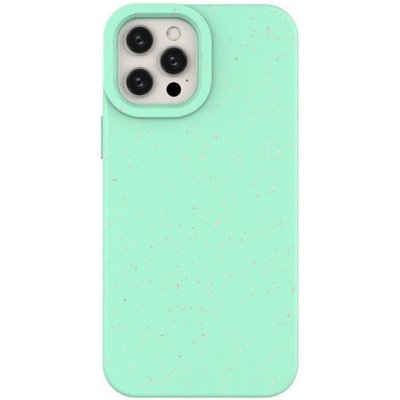 Pouzdro Hurtel Eco Case iPhone 12 Silikonové na telefon Mint