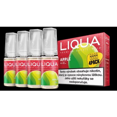 Ritchy Liqua Elements 4Pack Apple 4 x 10 ml 6 mg – Hledejceny.cz