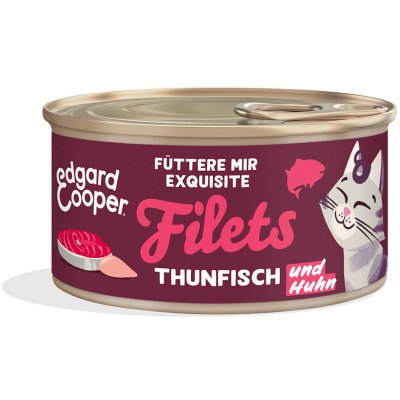 Edgard & Cooper filety čerstvý tuňák a kuře z volného chovu 6 x 70 g – Hledejceny.cz