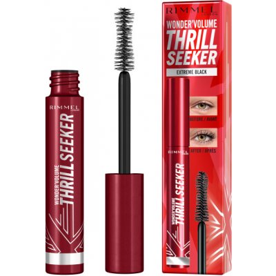 Rimmel London Thrill Seeker objemová a prodlužující řasenka Extreme Black 8 ml