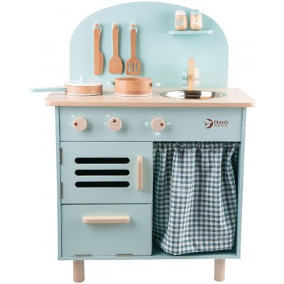 Classic World Dřevěná kuchyňka se zvukem 20 ks – Zboží Dáma