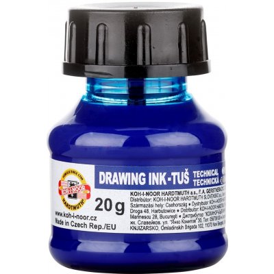 Koh-i-noor tuš 141725 barevná modrá 20g – Zboží Dáma