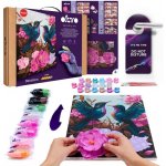 OKTO SENSORY ART výtvarná sada s malováním 30x40 cm Kolibříci – Hledejceny.cz