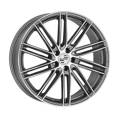 MAK Leipzig 9,5x21 5x112 ET27 grey polished | Zboží Auto