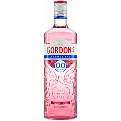 Gordons Gin Pink Nealkoholický 0% 0,7 l (holá láhev) – Hledejceny.cz
